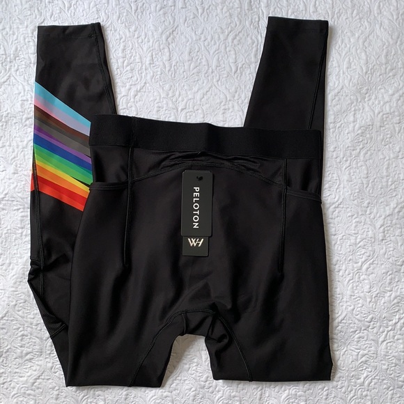 Peloton Pride Flag Noir Men's Legging - Picture 5 of 6